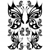 Wandtattoo Schmetterling Set