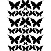 Wandtattoo Schmetterling Set