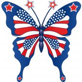 Wandtattoo Schmetterling USA