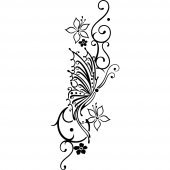 Wandtattoo Schmetterlingsblume