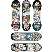 Wandtattoo Skateboard Set