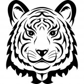 Wandtattoo Tiger