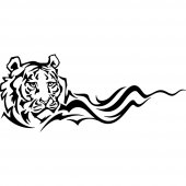 Wandtattoo Tiger