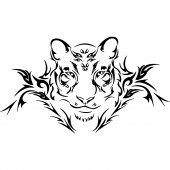 Wandtattoo Tiger