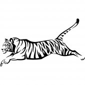 Wandtattoo Tiger
