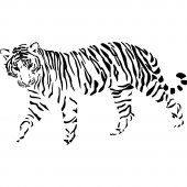 Wandtattoo Tiger