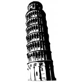 Wandtattoo Turm von Pisa