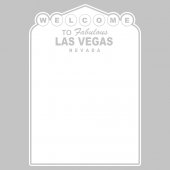 Wandtattoo Velleda weisse Tafel Las vegas